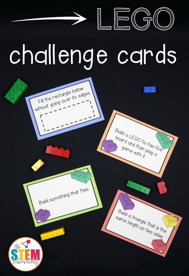 FREE Lego Challenge Printable STEM Activities