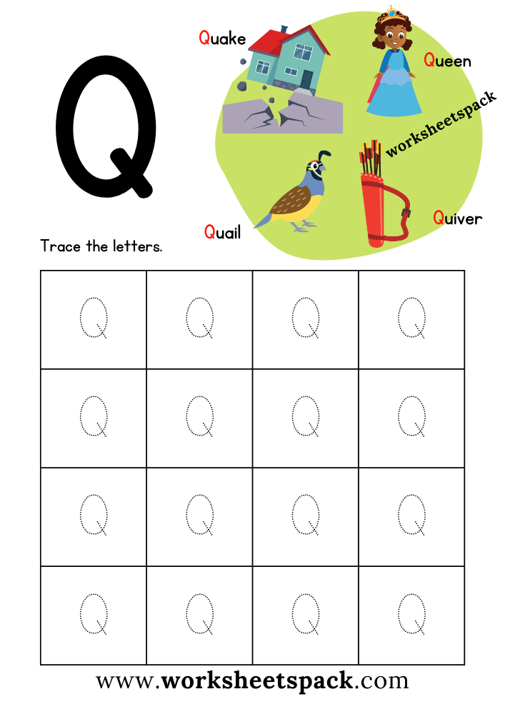 letter q printable activities