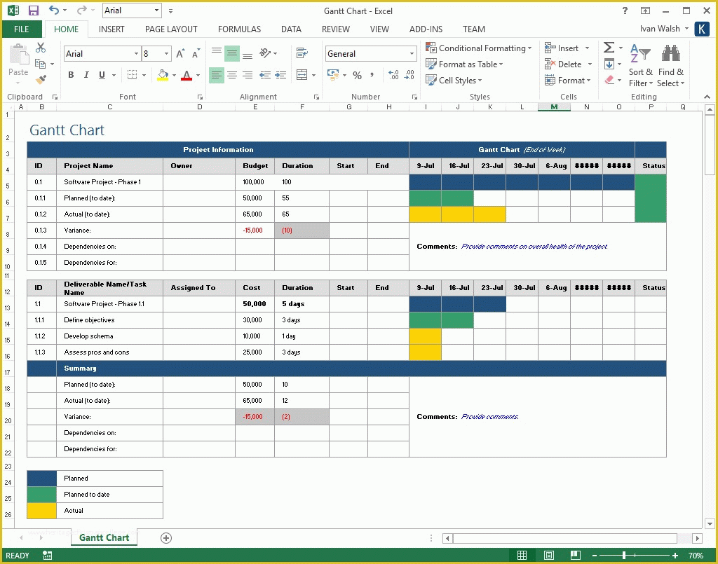 ms project plan template