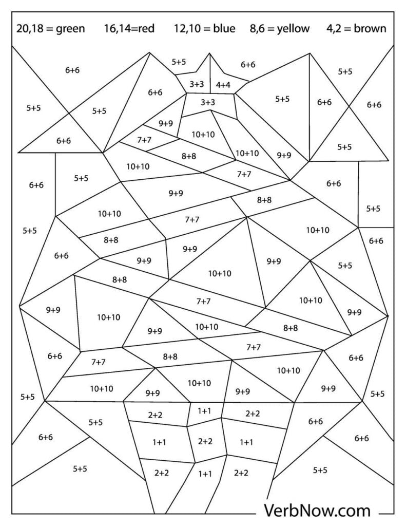 fun math coloring worksheets