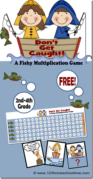 FREE Multiplication Game Printables