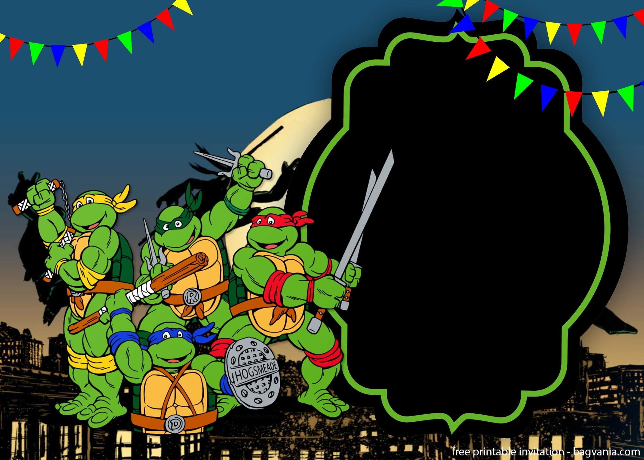free ninja turtle printable games