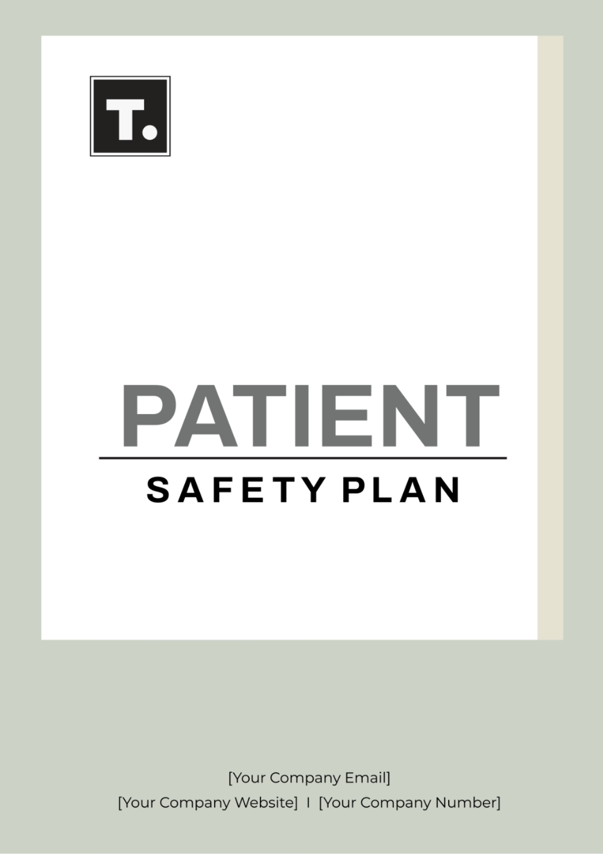 Free Patient Safety Plan Template To Edit Online
