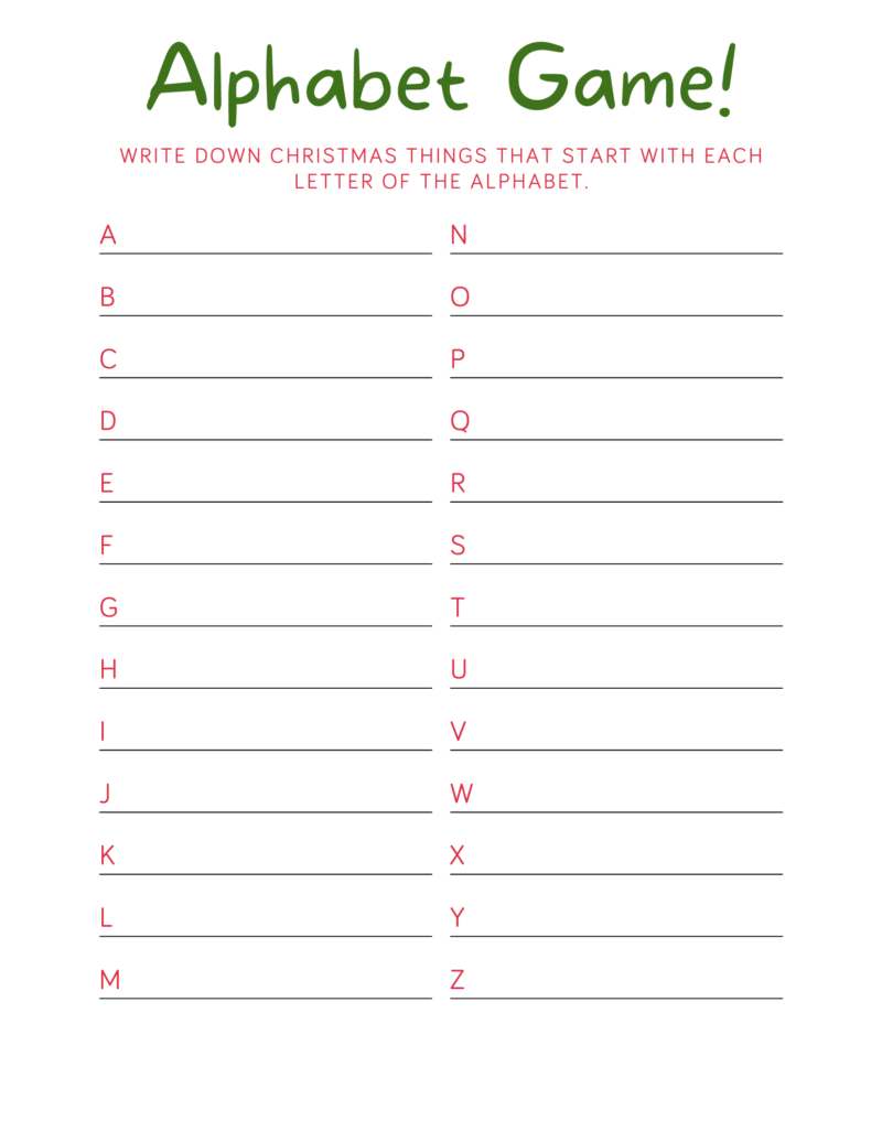 christmas activity book printable free