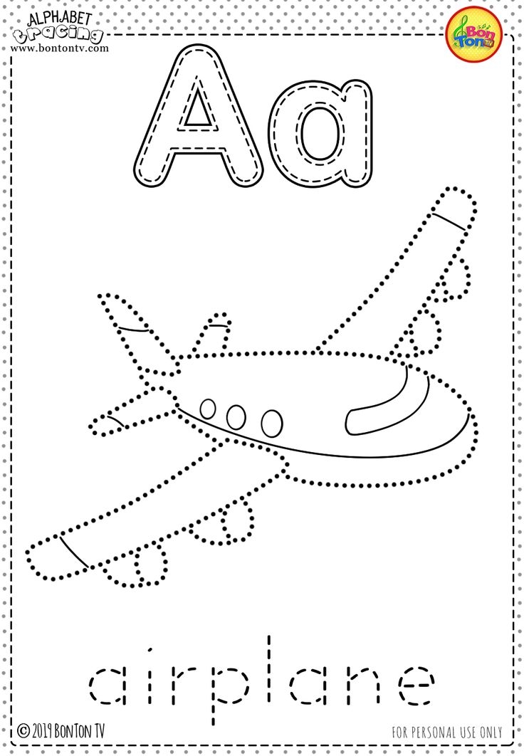 Free Preschool Alphabet Tracing Worksheets A Z Coloring Pages