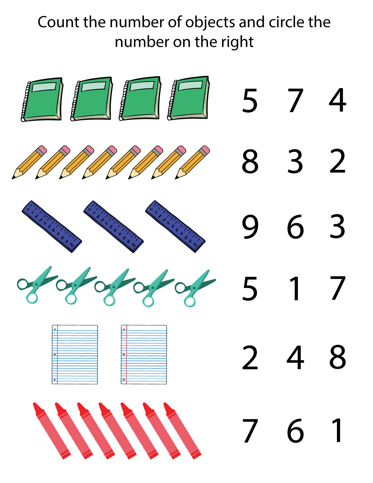 Free Preschool Math Printables Printable Calendars AT A GLANCE