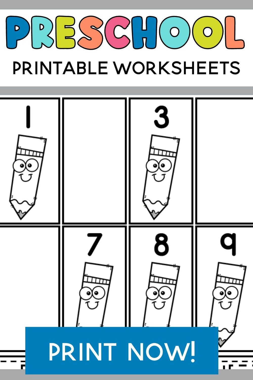 free preschool printable activities