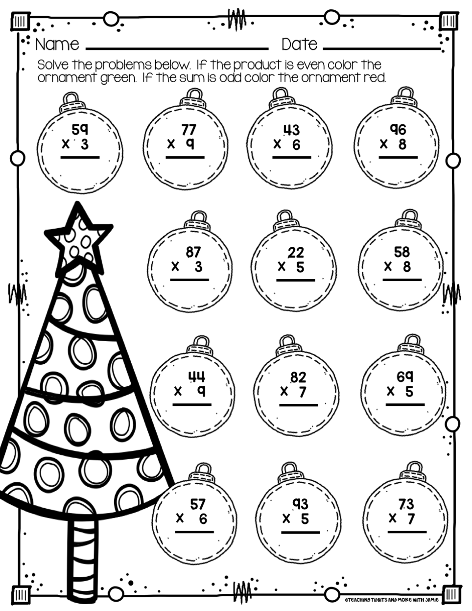 free math games for 3rd grade printable