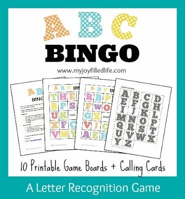 FREE Printable ABC Bingo Game