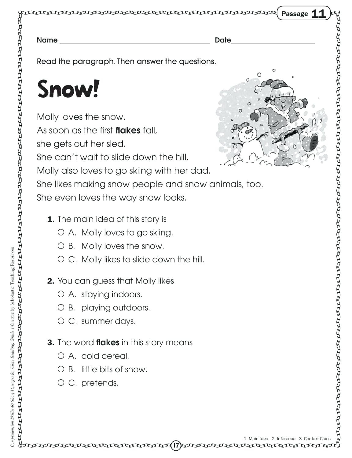 Free Printable Activities For 2nd Graders