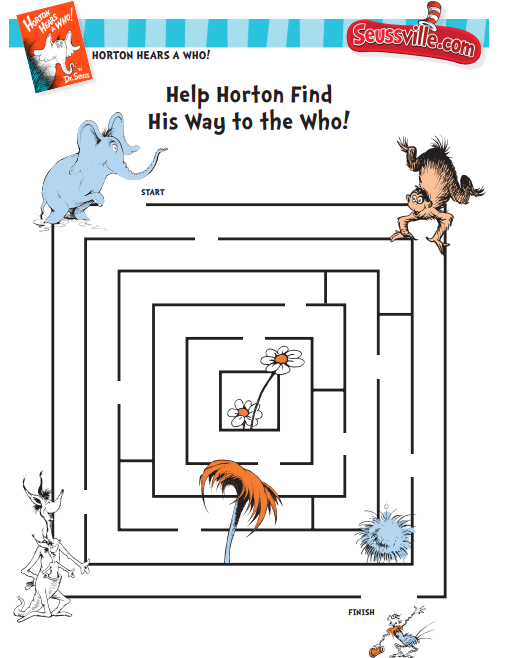 Free Printable Activities For Kids Dr Seuss Day Dr Seuss Week Seuss 