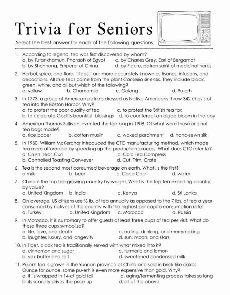 Free Printable Activities For Senior Citizens FREE Printable A Z