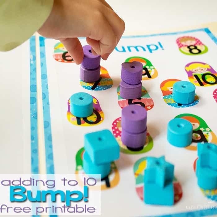 Free Printable Addition Game For Adding To 10