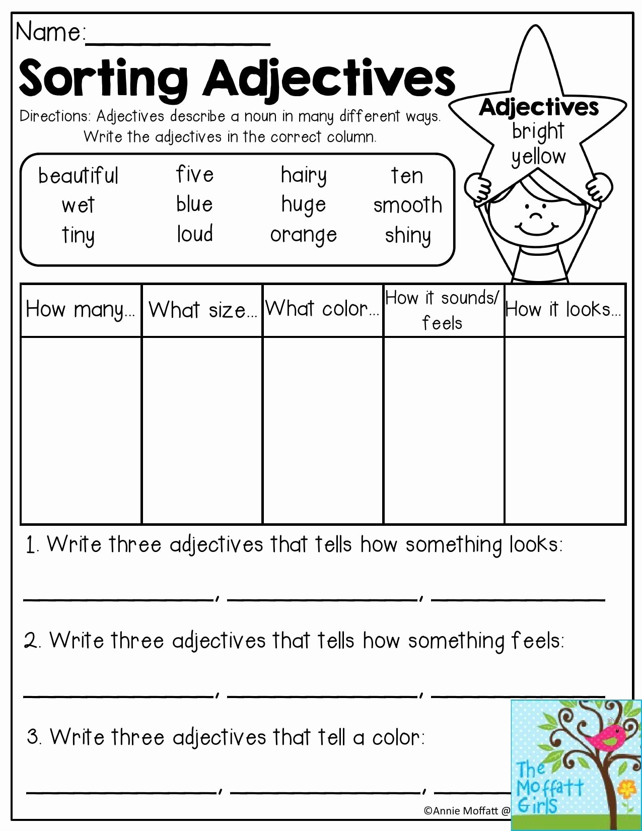 Free Printable Adjective Worksheets Beautiful 20 Adjective Worksheets