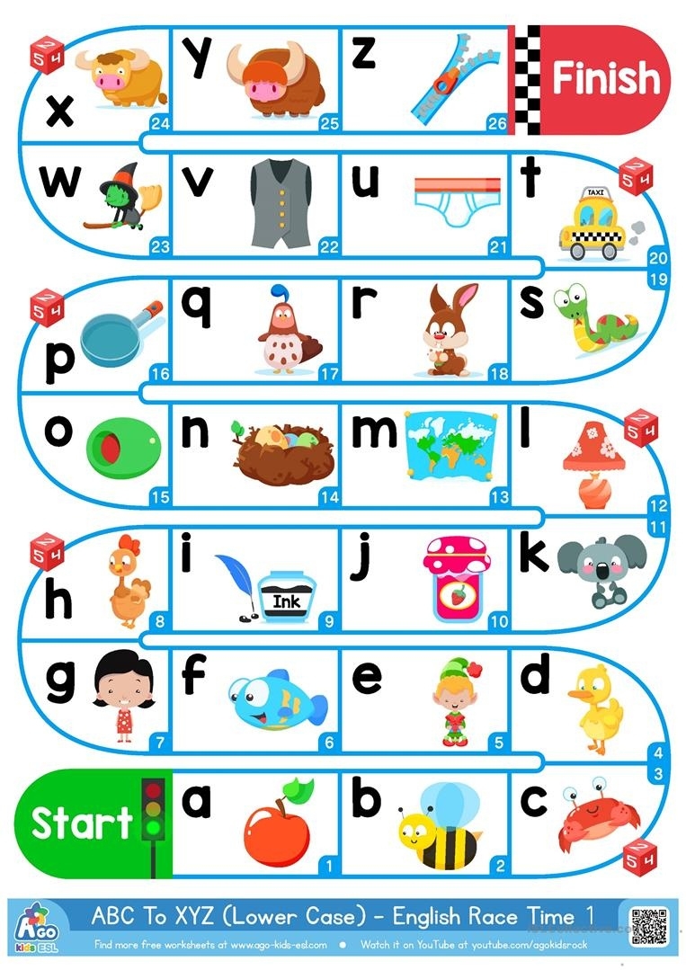 Free Printable Alphabet Board Games Free Printable