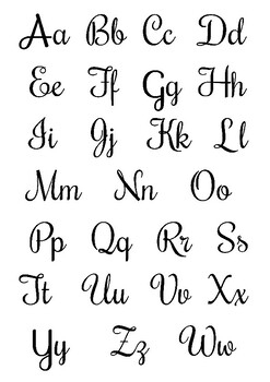 free printable alphabet letters upper and lower case with pictures