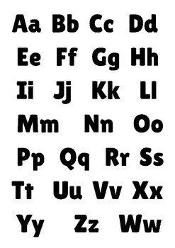 Free Printable Alphabet Letters Upper And Lower Case PDF By Joana 39 s 