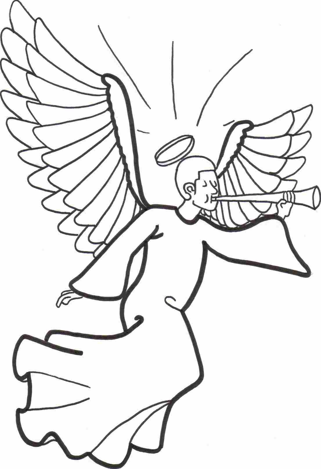 Free Printable Angel Coloring Pages For Kids Fanny Printable