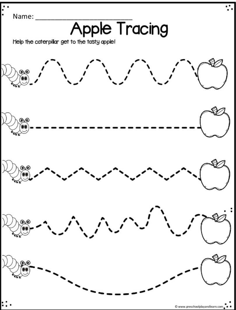 Free Printable Apple Worksheets For Preschool And Kindergarten Artofit