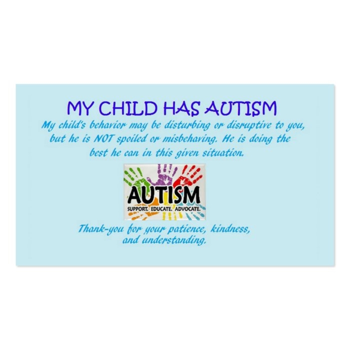 Free Printable Autism Awareness Cards Free Printable Card