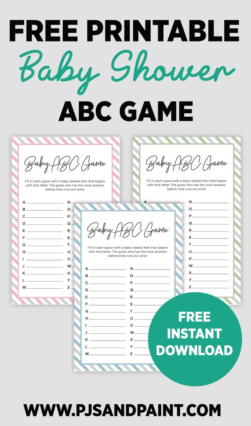 free printable baby abc game