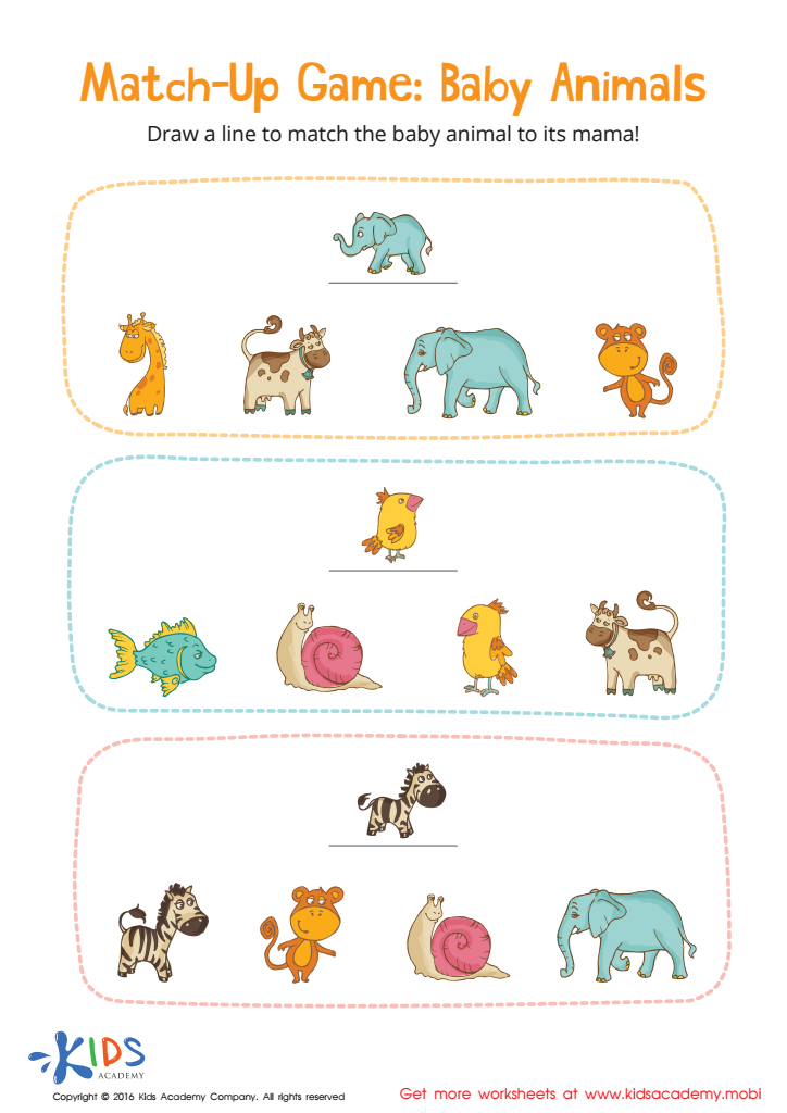 FREE Printable Baby Animals Worksheets 43 OFF
