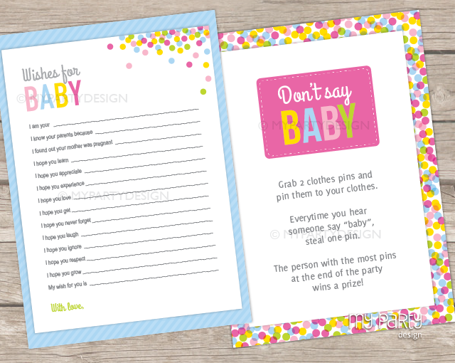 free printable baby sprinkle games