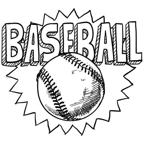 free printable baseball game coloring pictures for elementary