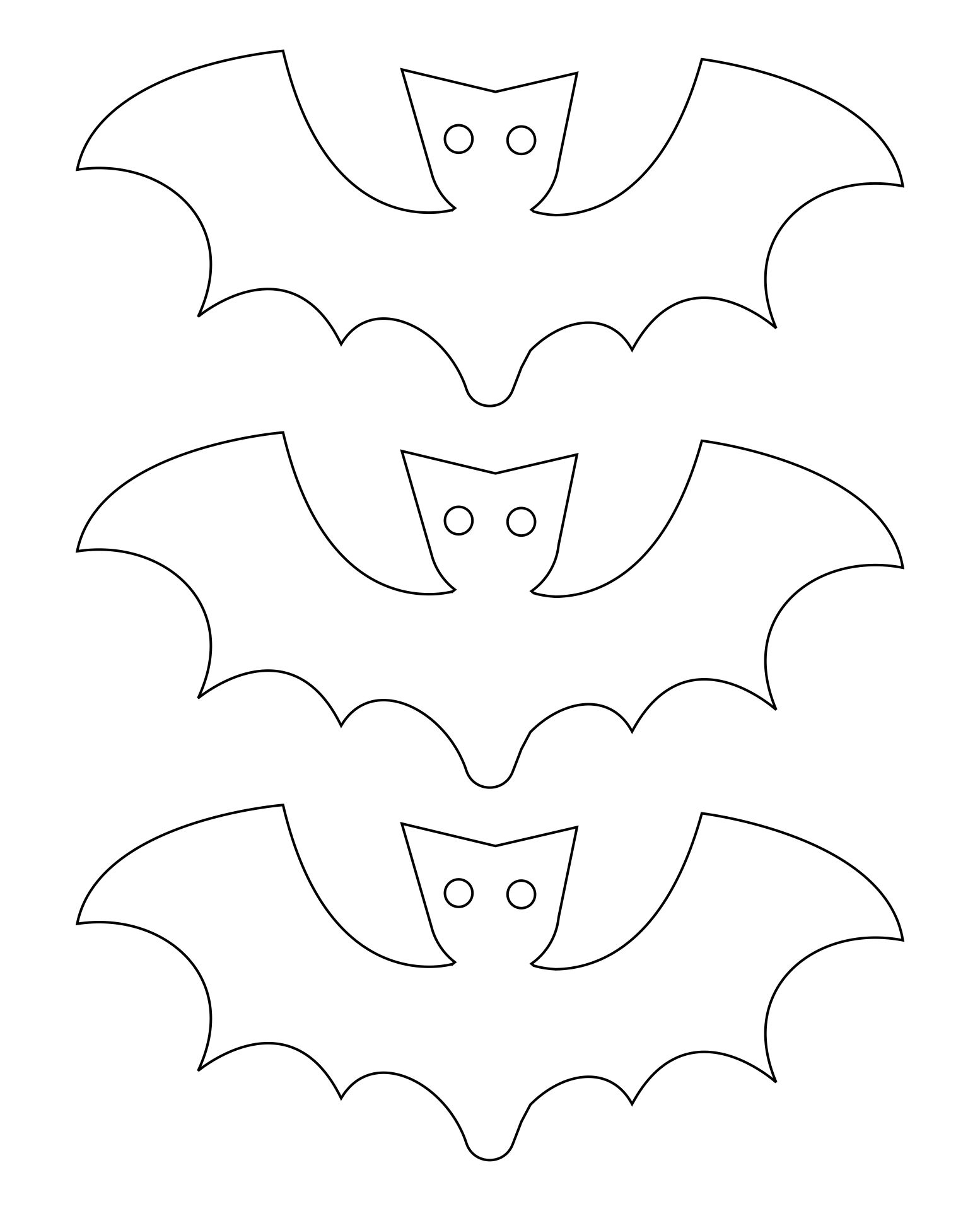 Free Printable Bats