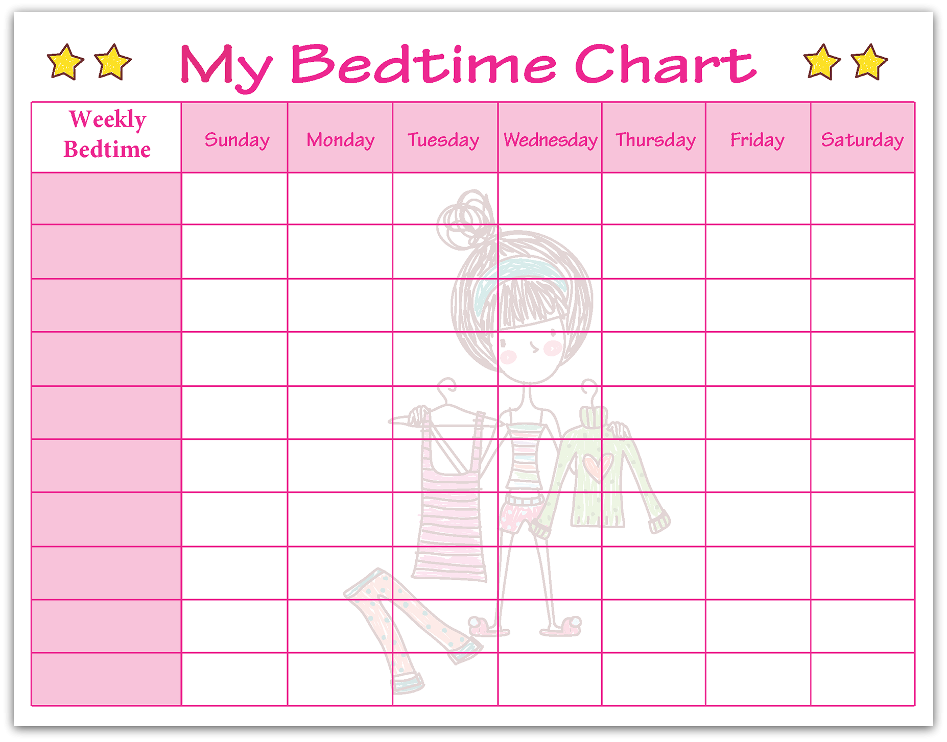 Free Printable Bedtime Routine Charts With Pictures The Best Porn Website