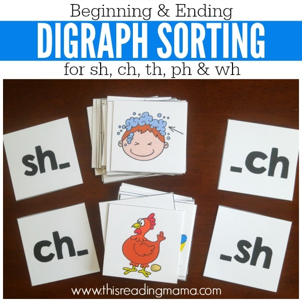 Free Printable Beginning Digraph Clip Cards 52 OFF