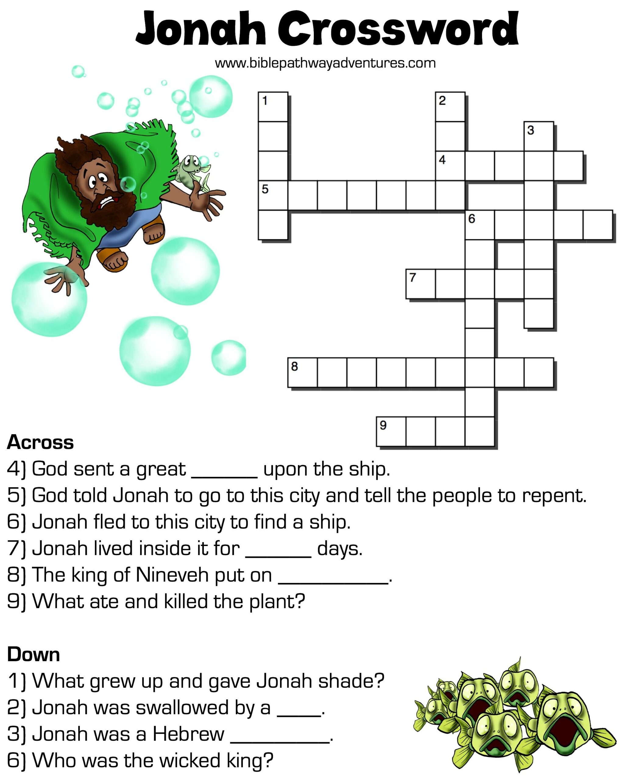 free bible activity printables