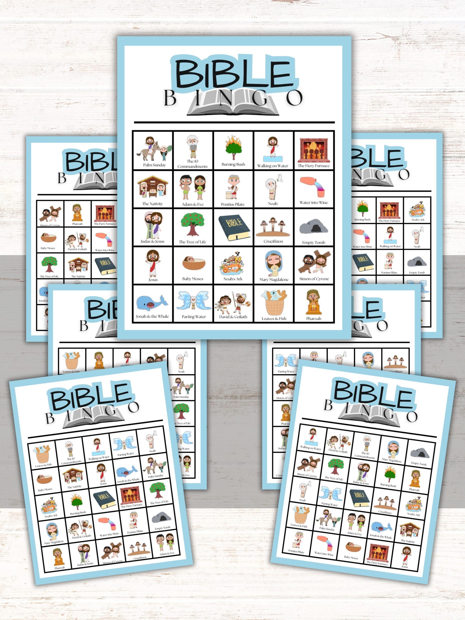 free printable bible bingo game