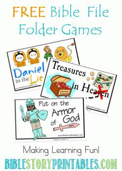 Free Printable Bible File Folder Games