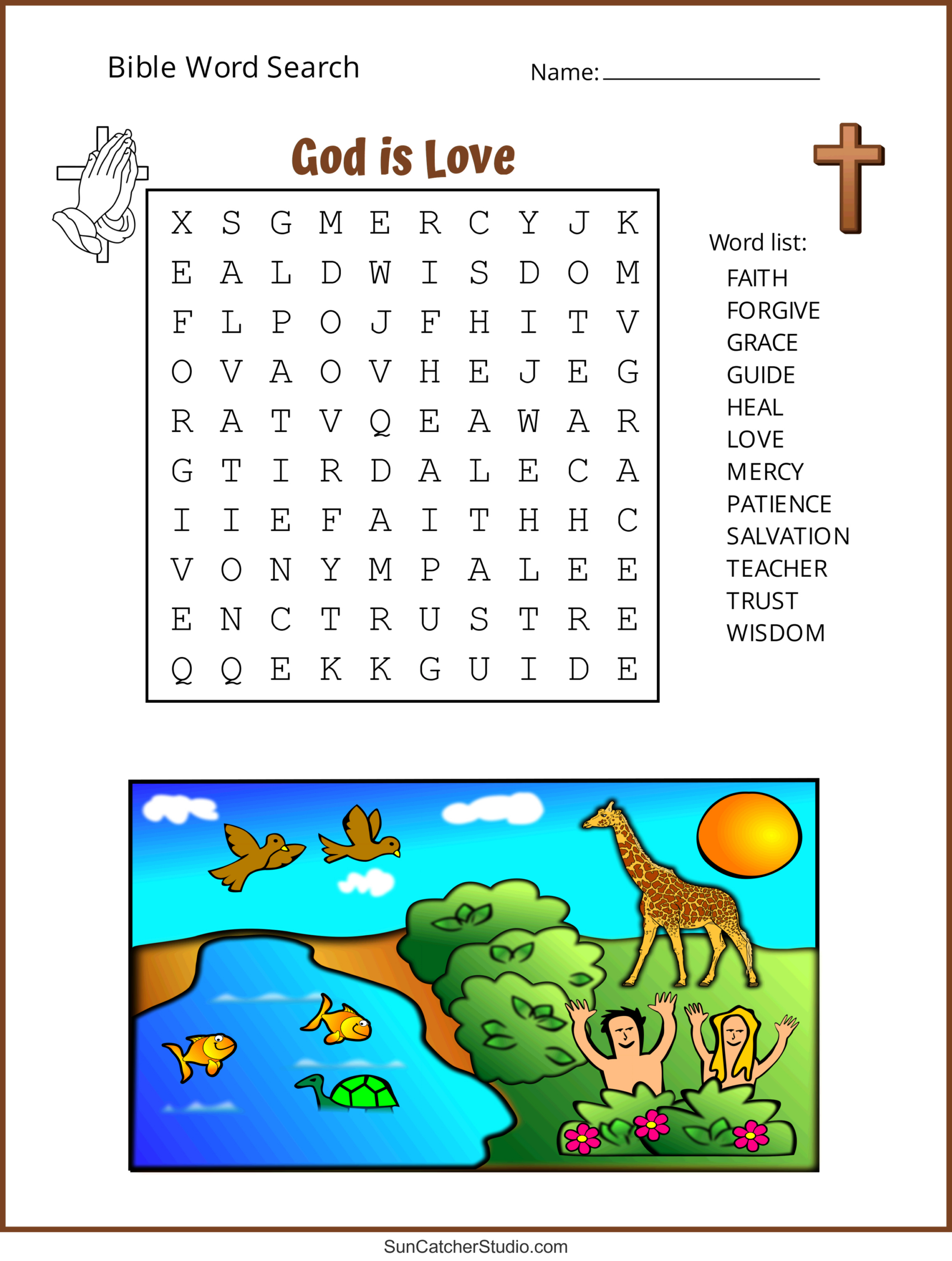Free Printable Bible Games For Kids FREE Printable A Z