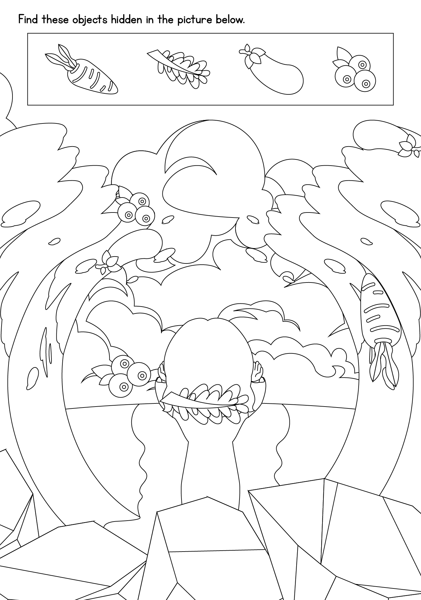 Free Printable Bible Story Hidden Pictures Printable Form Templates 