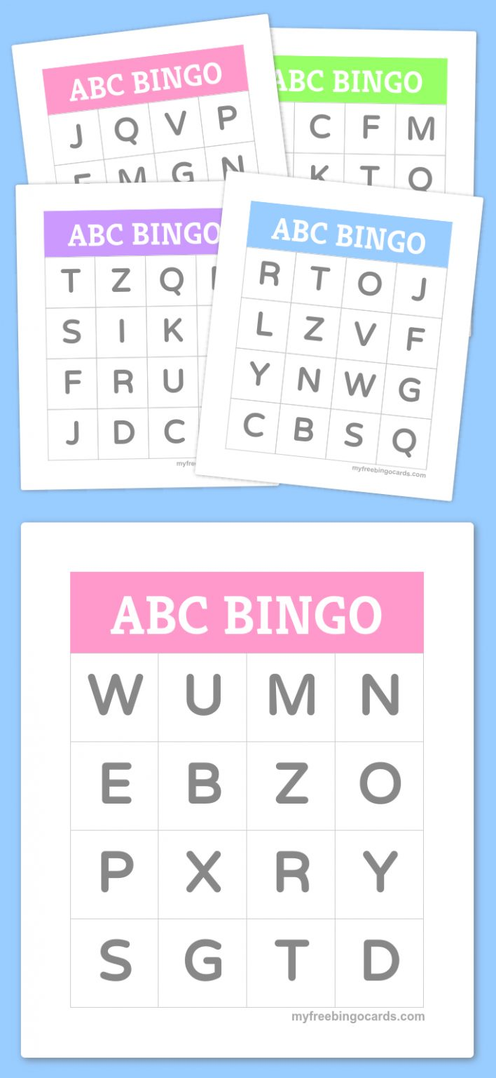 free printable abc bingo game