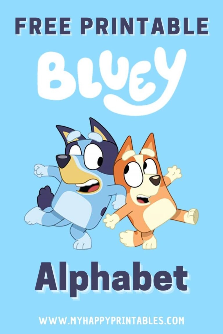 Free Printable Bluey Numbers My Happy Printables