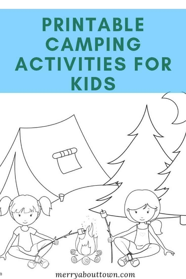 Free Printable Camping Activities Printable Word Searches