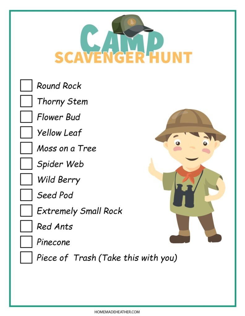 Free Printable Camping Activity Sheets Free Printable Templates