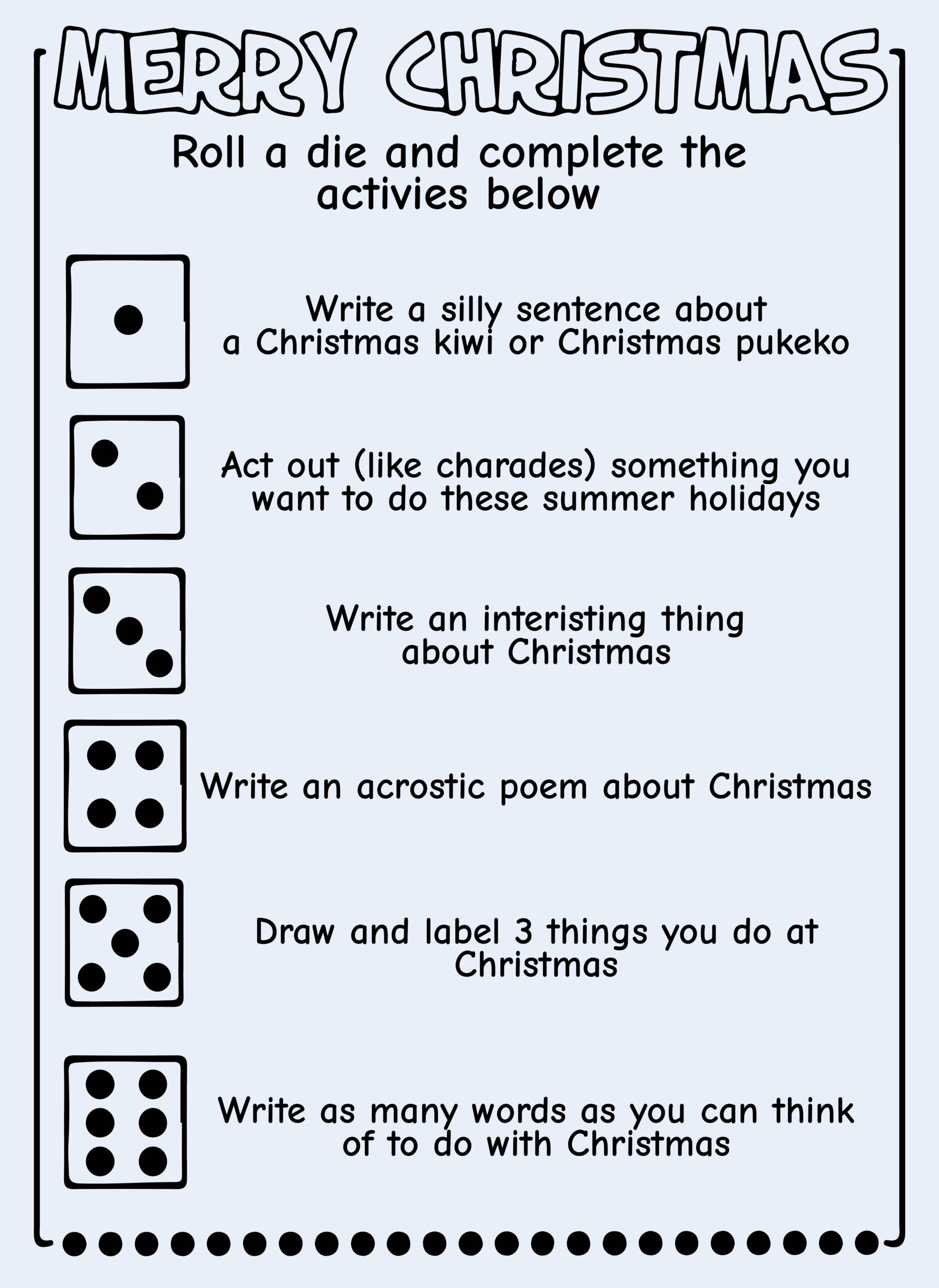 free printable christmas activities for preschoolers