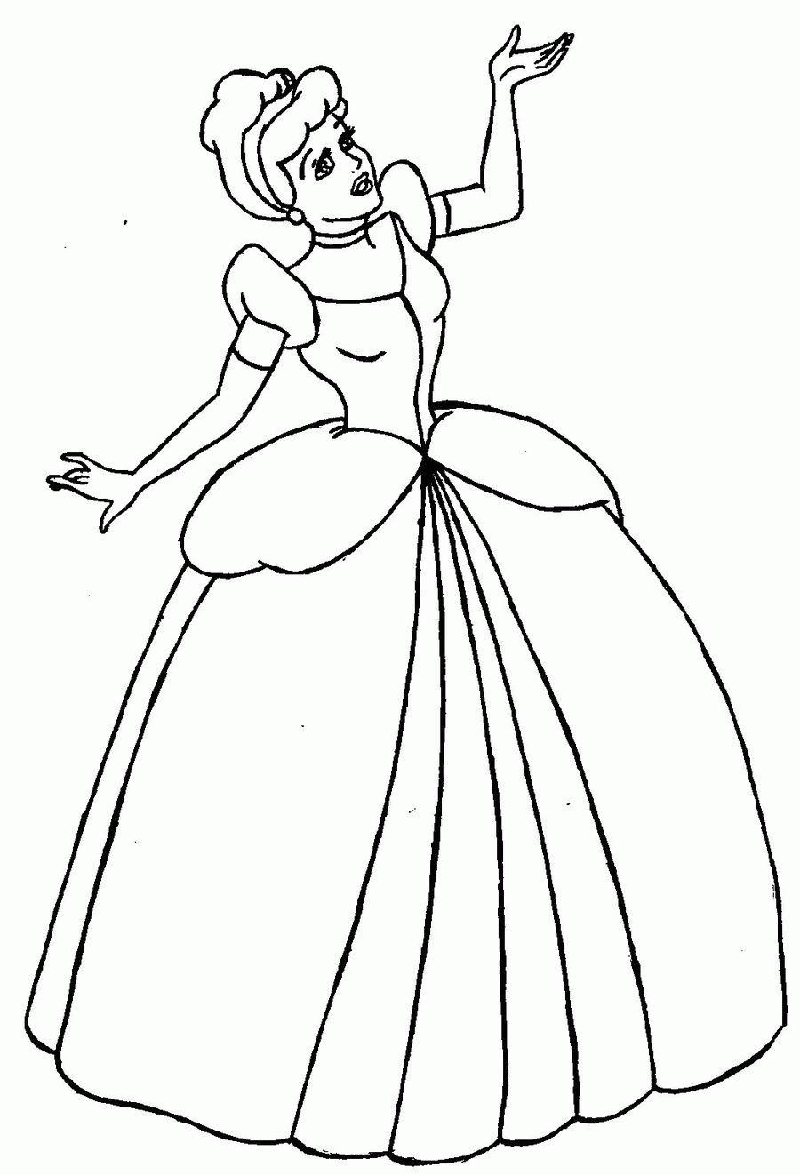 Free Printable Cinderella Coloring Pages For Kid Coloring Home