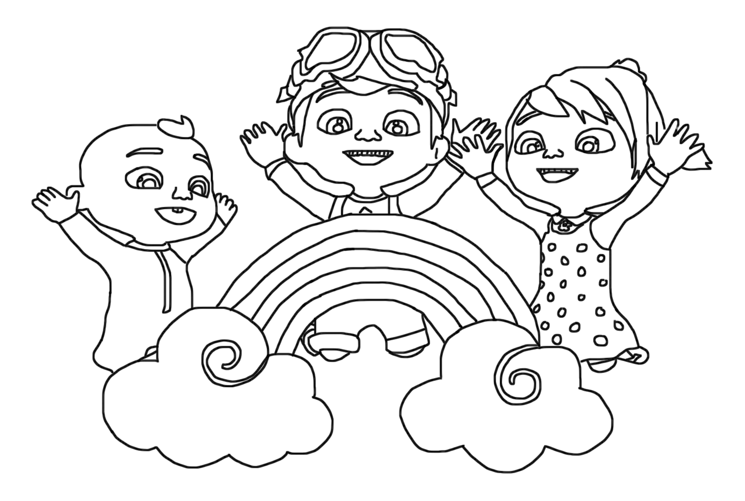 Free Printable Cocomelon Printable Coloring Pages Free Designs For 