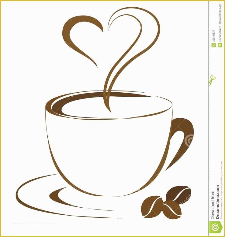 Free Printable Coffee Mug Template Of Coffee Cups Clipart Heart Coffee 