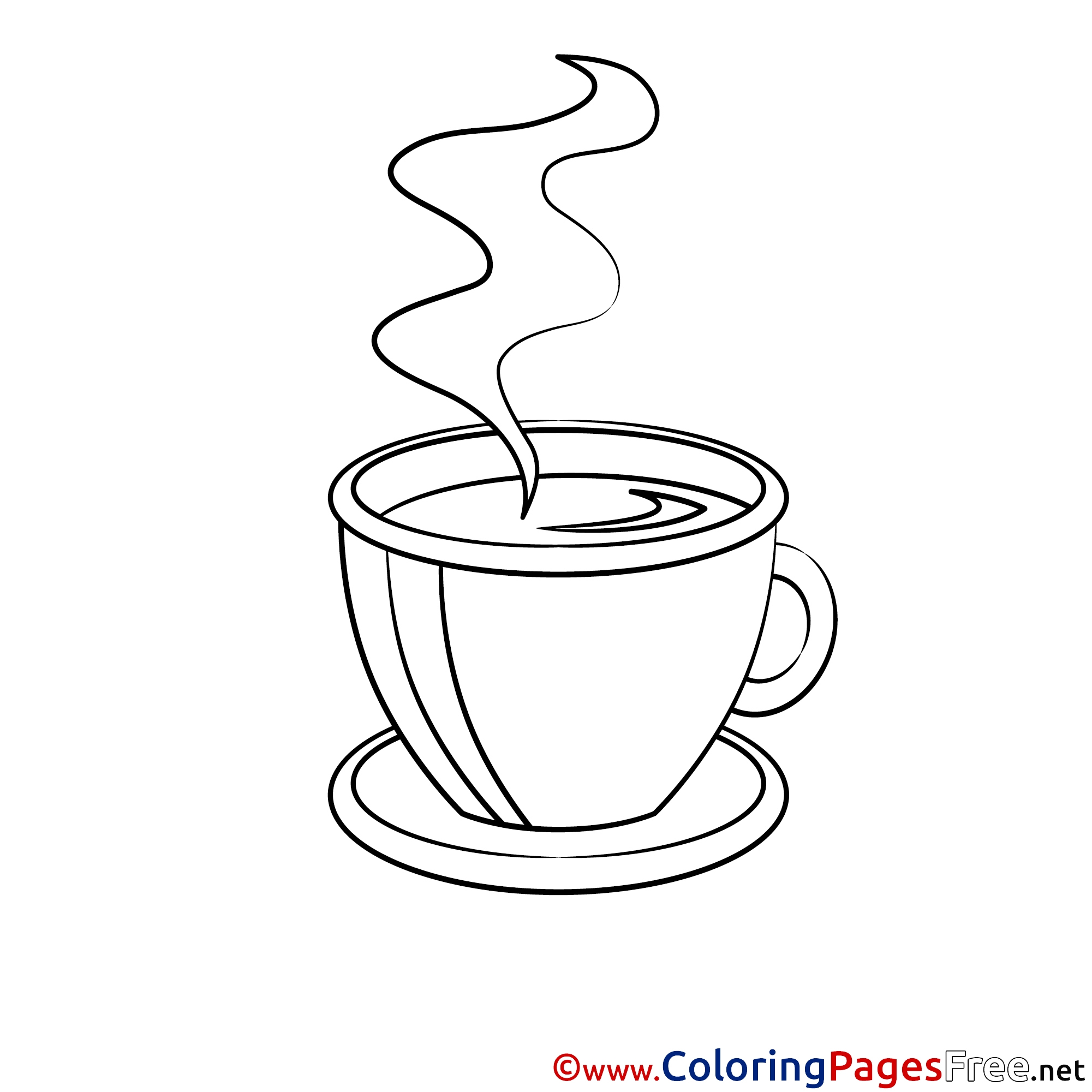 Free Printable Coloring Pages For Adults Coffee Cups