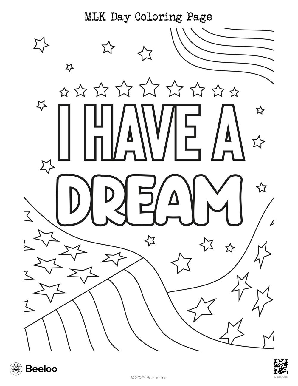 martin luther king activities printable