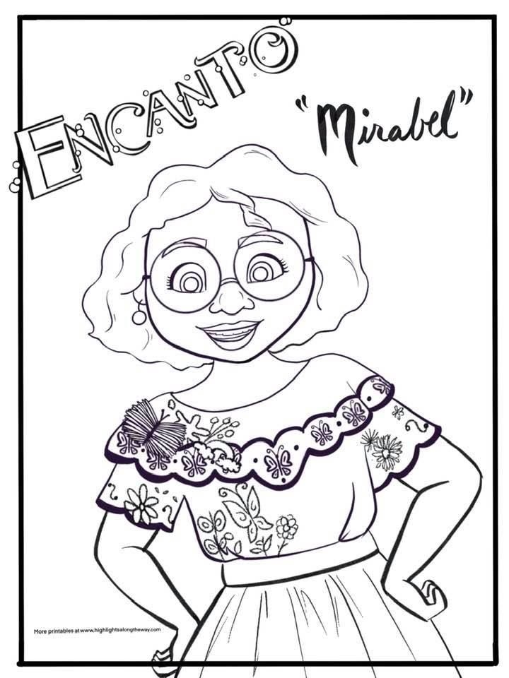 Free Printable Coloring Sheets Inspired By Disney 39 s Encanto Disney 