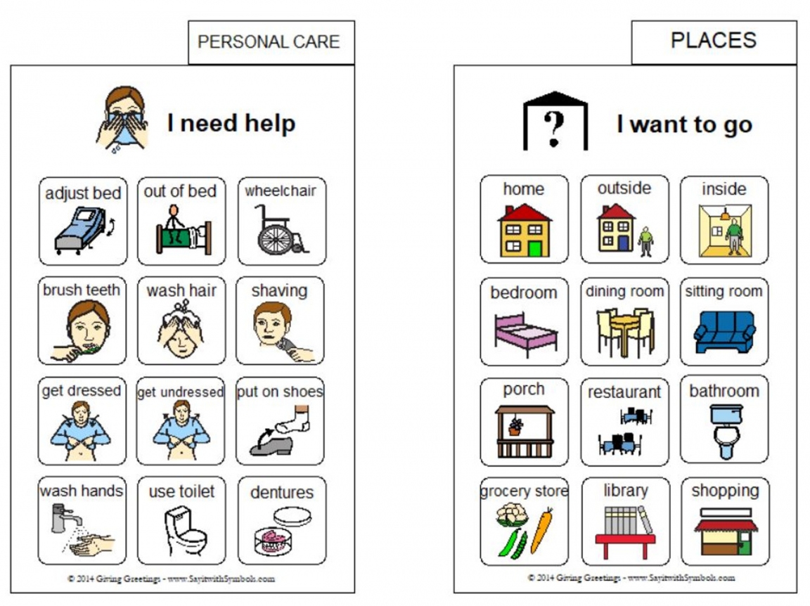 Free Printable Communication Board FREE Printable A Z