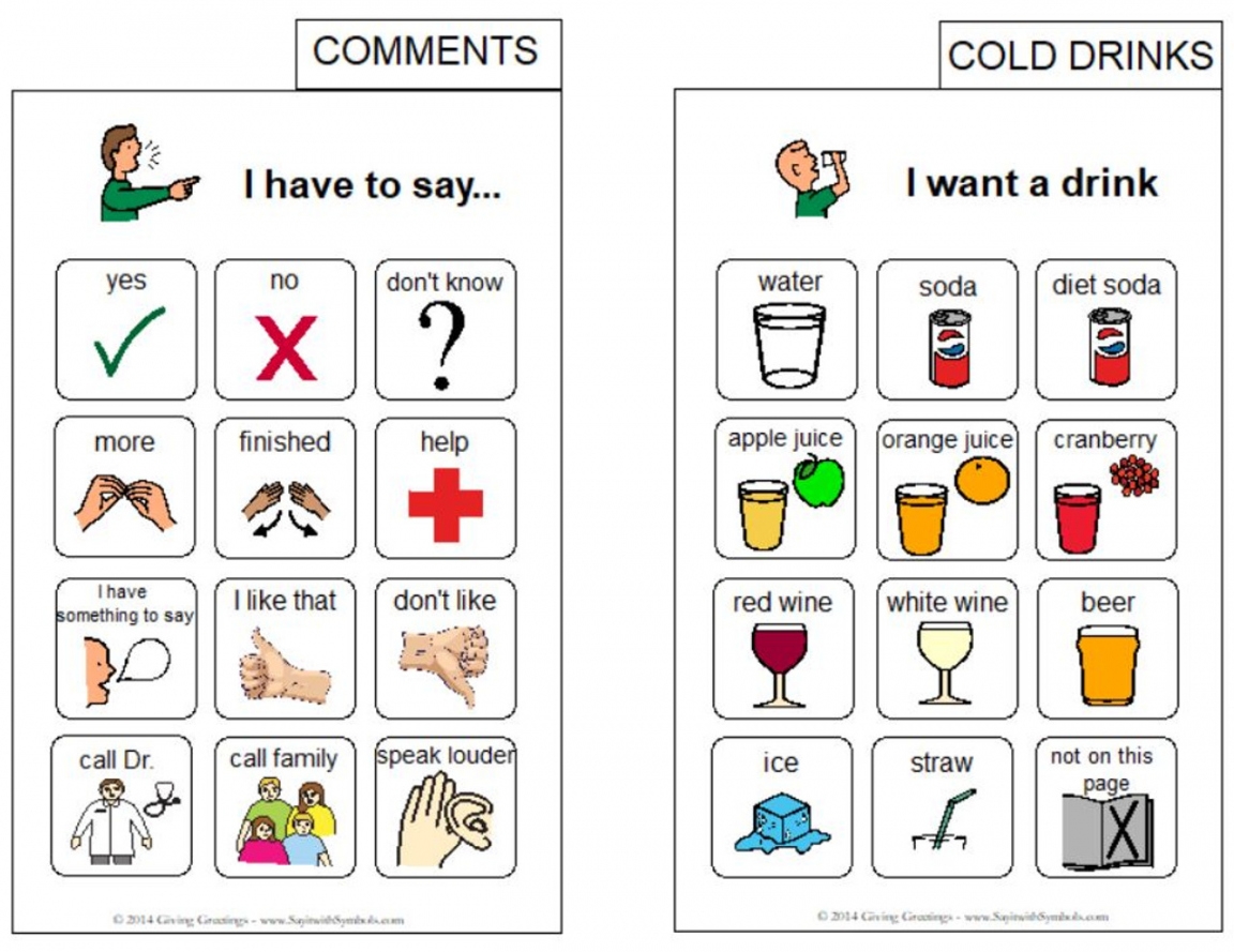 Free Printable Communication Board FREE Printable A Z