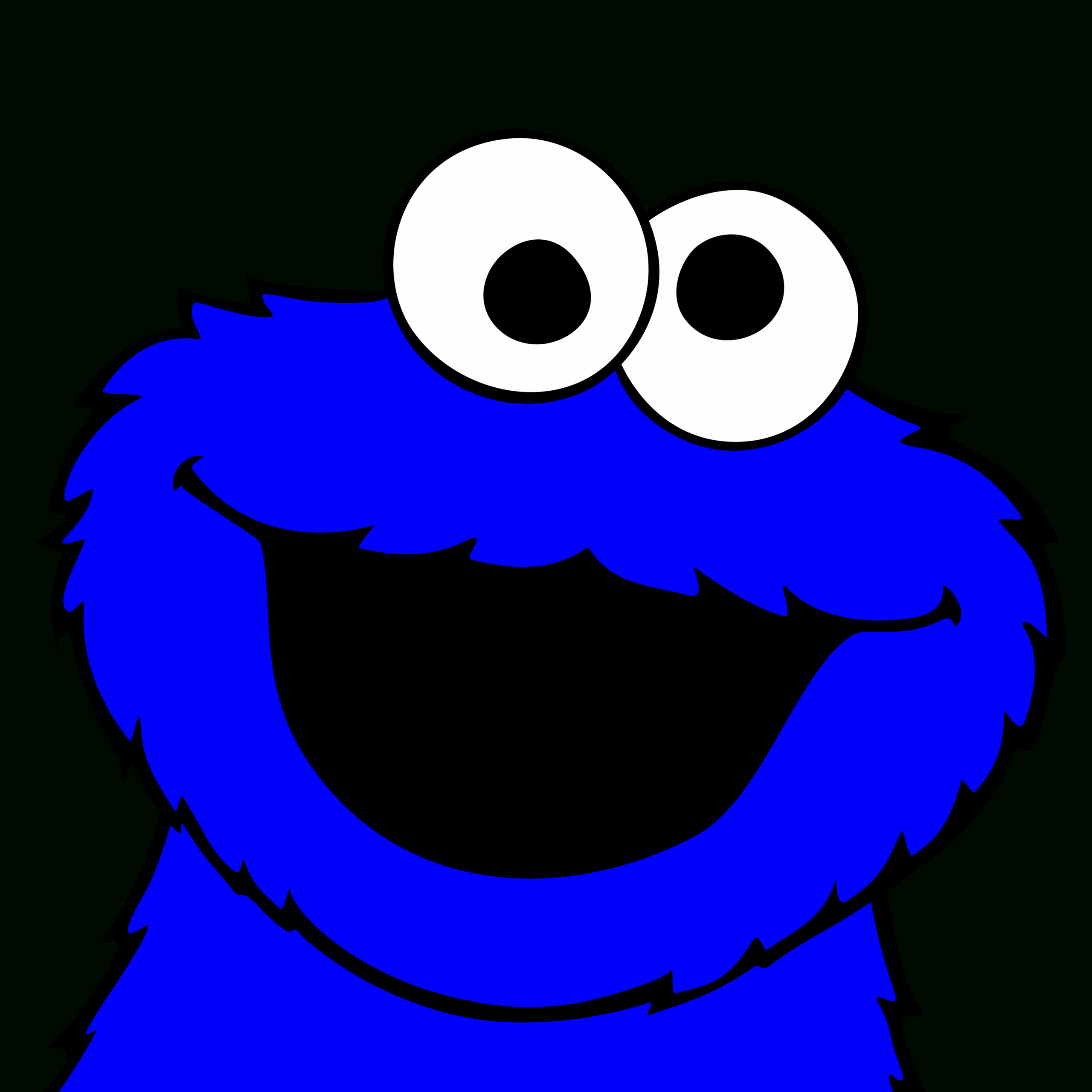 Free Printable Cookie Monster Face Free Printable